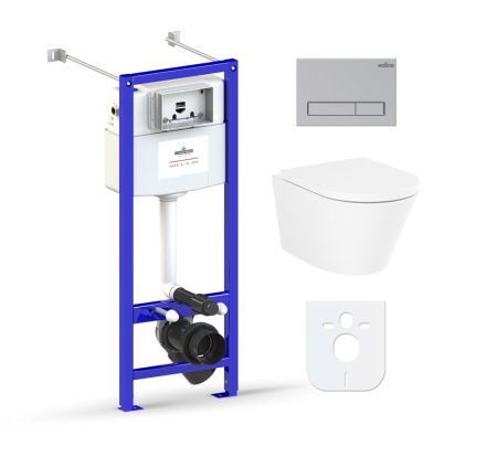 Комплект 6 в 1 Lavinia Boho Biore Rimless 77050183, премиум с пластиковой клавишей