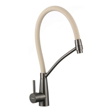 Смеситель для кухни с гибким изливом Fmark FS8255Q-12, графит