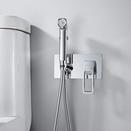 Гигиенический душ со смесителем Shevanik S6805, хром