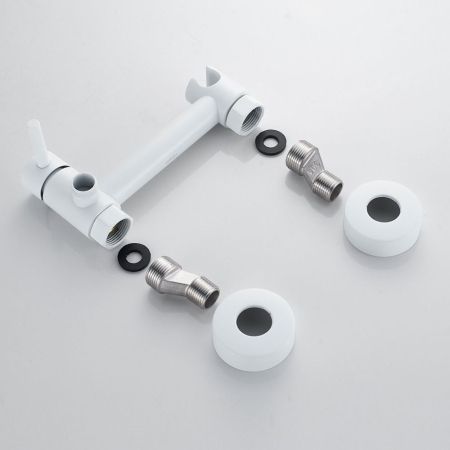 Гигиенический душ со смесителем Raffine F207C, белый