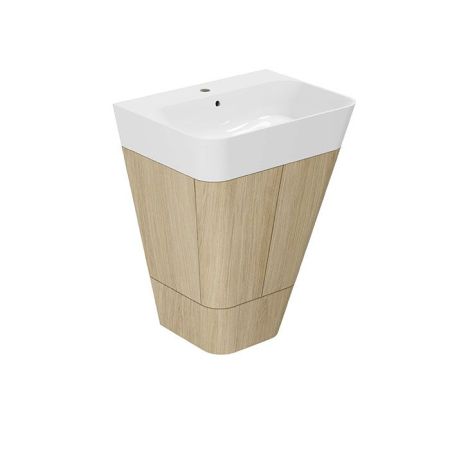 AZZURRA BUILD  раковина подвесная/накладная  65х50х16 см с 1 отв. под смеситель , цвет белый, артикул BULP06550T0MBI*1