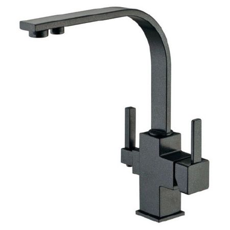 Смеситель для кухни ZorG Clean Water ZR 332 YF ЧЕРНЫЙ МЕТАЛЛИК Черный, артикул ZR 332 YF ЧЕРНЫЙ МЕТАЛЛИК