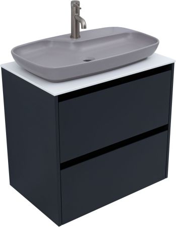 Тумба под раковину Allen Brau Activity 70 1.34003.AM антрацит матовый/черный браш, артикул 1.34003.AM