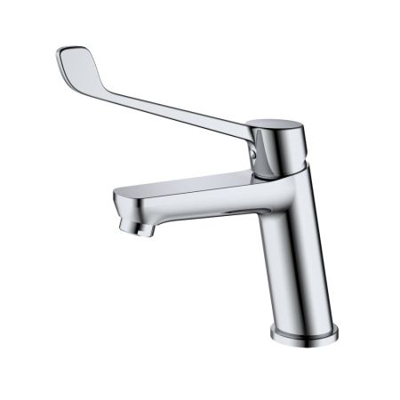 Смеситель для раковины с хирургической ручкой  Splenka S08.10, хром, артикул S08.10