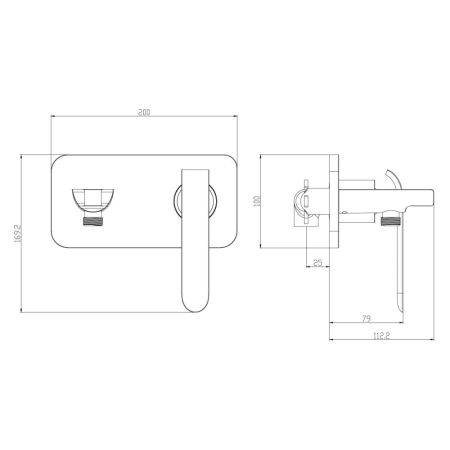 Смеситель гигиенический душ Lemark Melange (LM4919CW), артикул LM4919CW