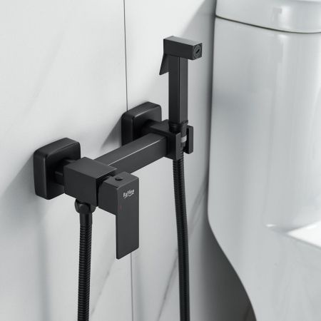 Гигиенический душ со смесителем Raffine F237H, черный