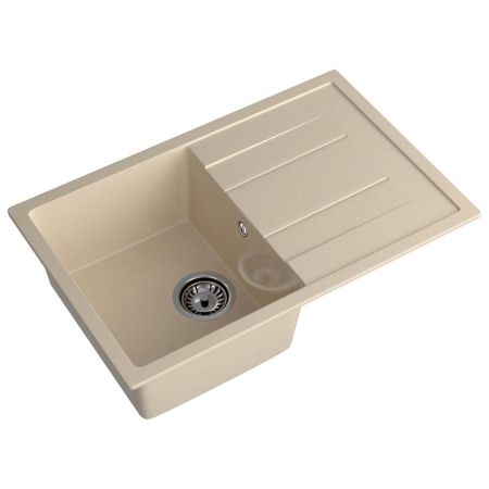 Кухонная мойка GranFest QUADRO 780L, кашемир, артикул Q-780L кашемир