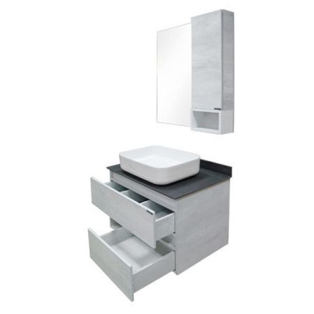 Тумба с раковиной Comforty Прага 75 4144201 подвесная Дуб белый Тумба с раковиной Comforty Прага 75 4144201 подвесная Дуб белый