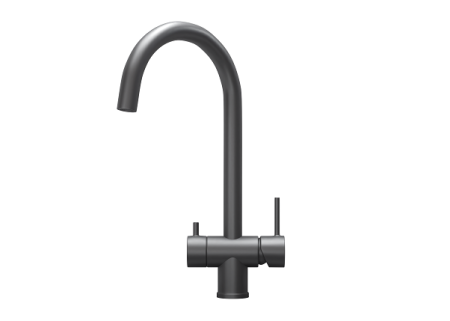 Смеситель для кухни GRANULA (7104, ГРАФИТ МАТОВЫЙ), артикул 7104, ГРАФИТ МАТОВЫЙ