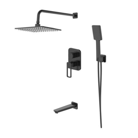 Душевая система с тропическим душем, ручным душем и изливом IDDIS Slide (SLIBL03i68), артикул SLIBL03i68