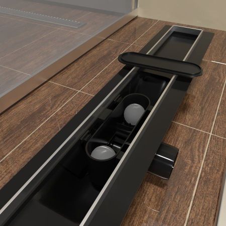 Душевой лоток TIMO Super Plast SP10800-PC10800, сатин, артикул SP10800-PC10800