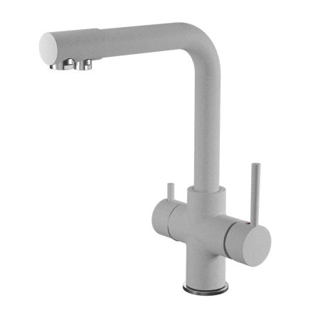 Смеситель для кухни с подключением фильтра GranFestGF-Z-5423, серый