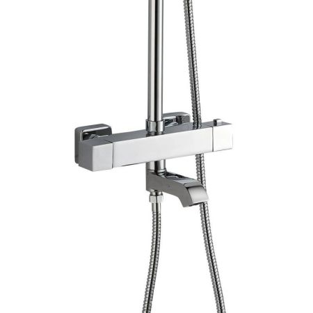Душевая система с термостатом Haiba HB2422, хром, артикул HB2422