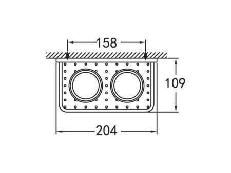 Стакан двойной MAXIMA CZR-F-8920A, артикул CZR-F-8920A