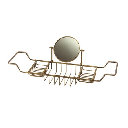 COMPLEMENTI Полка-решётка на ванну с оптическим зеркалом , бронза, артикул 22008