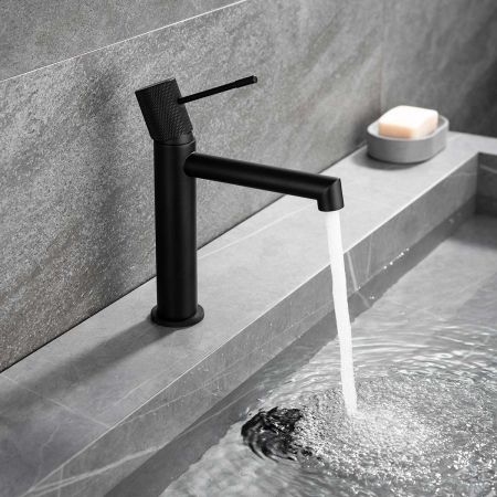 смесители для раковины Vincea Смеситель для раковины Desire VBF-1D1MB однорычажный, черный,, артикул VBF-1D1MB