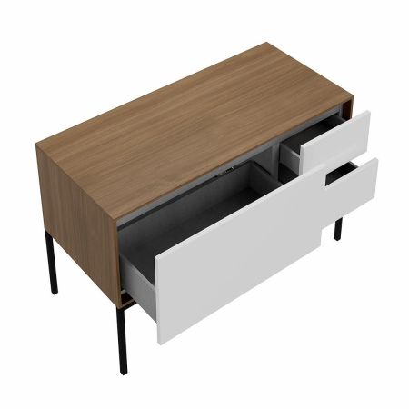 Тумба ATOLLO напольная/подвесная с ящиками 110, белая матовая, артикул AT.110\WHT.M