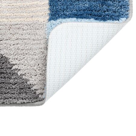 Коврик для ванной комнаты FIXSEN VISA FX-5005X, серо-голубой, артикул FX-5005X