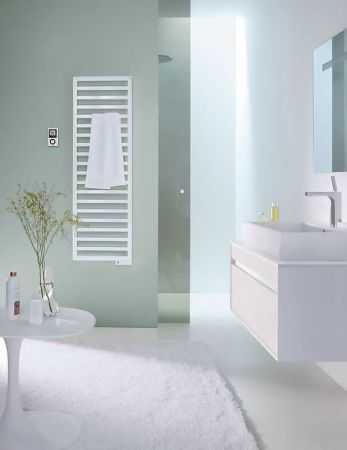 Электрический полотенцесушитель Zehnder Quaro QAE-180-045/ID Белый