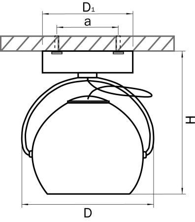 Светильник точечный накладной декоративный под заменяемые галогенные или LED лампы Fabi Lightstar 110544, артикул 110544
