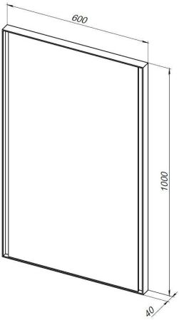 Зеркало Allen Brau Infinity 60 1.21019.WT белый, артикул 1.21019.WT