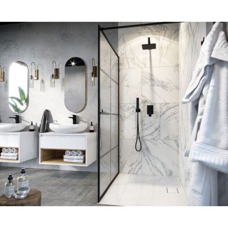 Стенка EXCELLENT Fabrika 120 см (черный мат), артикул KAEX.4006.1200.LP