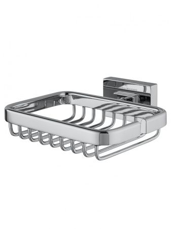 Мыльница с держателем WONZON & WOGHAND FLAT, Хром (WW-9724)