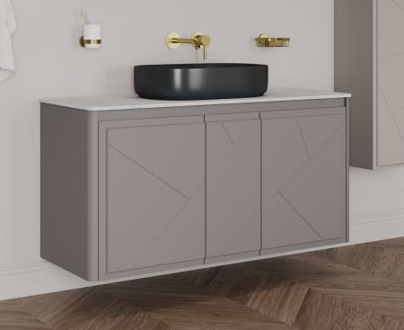 Тумба под раковину Allen Brau Paris 120 1.360004.PGM платина матовый, артикул 1.360004.PGM