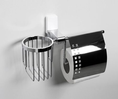 Держатель туалетной бумаги и освежителя воздуха WasserKRAFT Leine K-5059W Хром, артикул K-5059W
