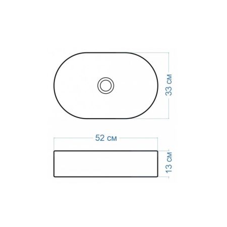 Раковина чаша Maretti VA13NS14-844, белая, артикул VA13NS14-844