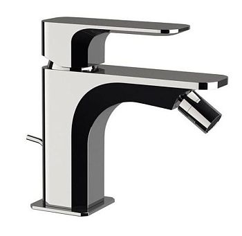 Daniel Tiara, однорычажный смеситель для биде с донным клапаном, цвет белый матовый