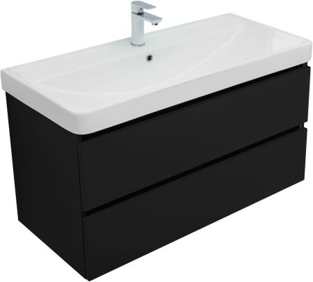 Тумба под раковину Aquanet Вега 2.0 100 черный, артикул 00337951