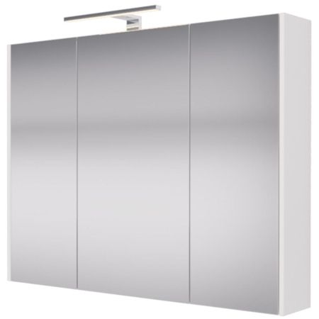 Зеркальный шкаф Dreja Prime 90 см, белый, артикул 99.9306