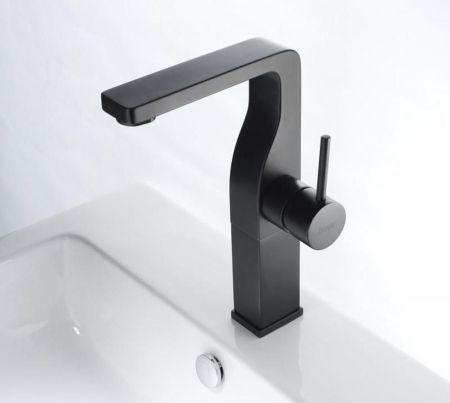 Смеситель для раковины Bravat Arc F16061K-A2-ENG, черный