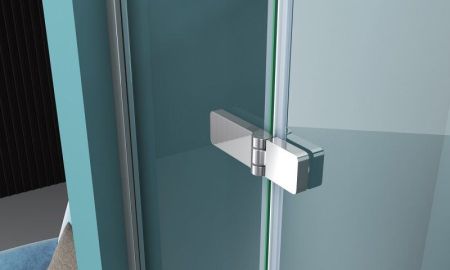 Душевая дверь BelBagno KRAFT-B-12-60/40-C-Cr-R, артикул KRAFT-B-12-60/40-C-Cr-R