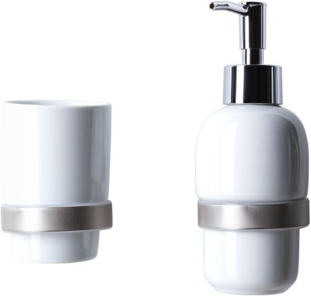 Стакан Allen Brau Priority 6.31002-BN белый/никель браш, артикул 6.31002-BN