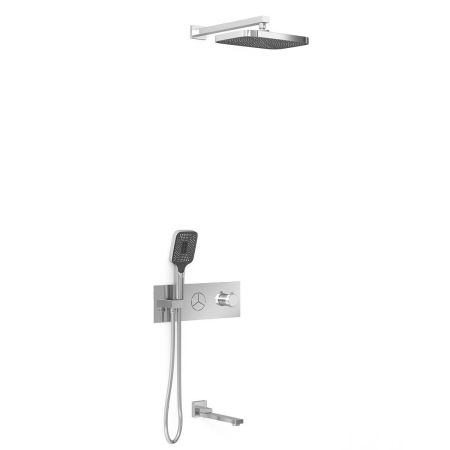 Душевой комплект VSFW-432T1CH встраиваемый, термостатический, 3 режима, хром, артикул VSFW-432T1CH