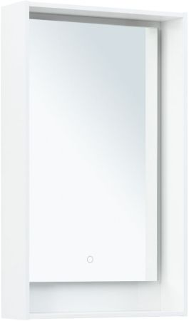 Зеркало Aquanet Милан 50 белый глянец