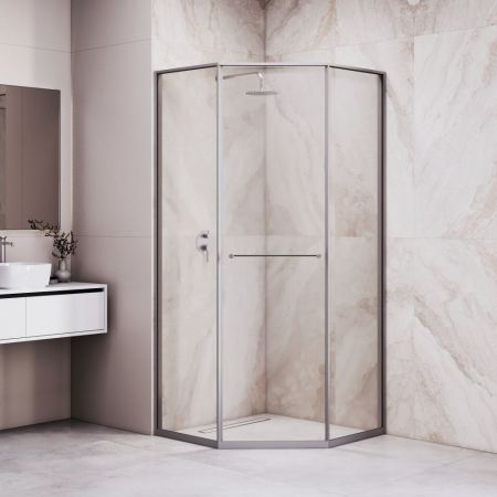 Душевой уголок RGW SV-82Gr "L" (Прозрачное, 800x1200), артикул 33328282-110L