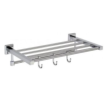 Полка для полотенец Savol S-409544, хром