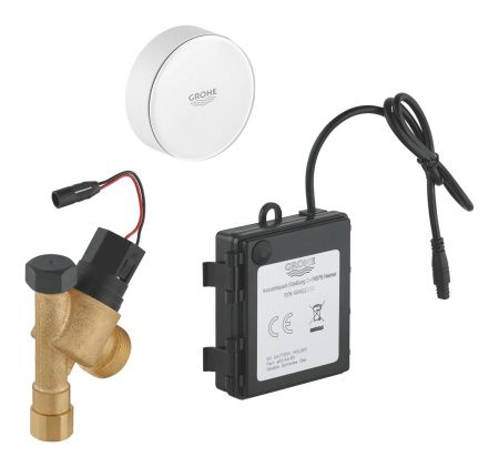 Электронный запорный вентиль для посудомоечной машины GROHE, питание от батарейки, хром (40402000) Электронный запорный вентиль для посудомоечной машины GROHE, питание от батарейки, хром (40402000)