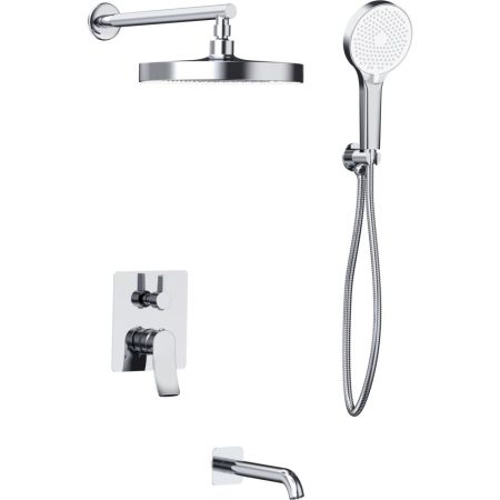 Душевая система встраиваемая Haiba HB80553, хром, артикул HB80553