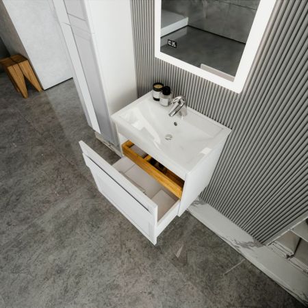 Комплект мебели для ванной Бриклаер БЕРЛИН 60BB, белый, артикул БЕРЛИН 60BB