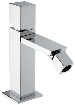 Emmevi Siris, однорычажный смеситель для биде, с донным клапаном click-clack, цвет хром