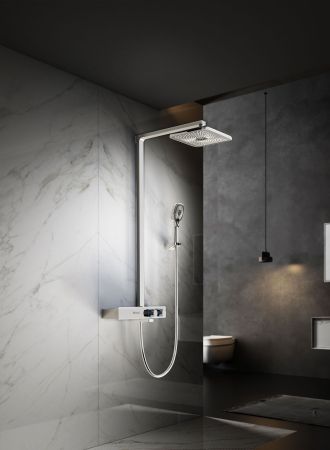 душевые стойки Vincea Душевая стойка Inspire VSFS-3I13TCH термостатическая с изливом, хром,, артикул VSFS-3I13TCH