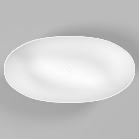 Ванна WHITECROSS Diamond 170x87 (белый мат) иск. камень, артикул 0201.170087.200