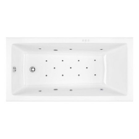 Ванна EXCELLENT Wave 160x80 "RELAX" (хром), артикул WAEX.WAV160.80.RELAX.CR