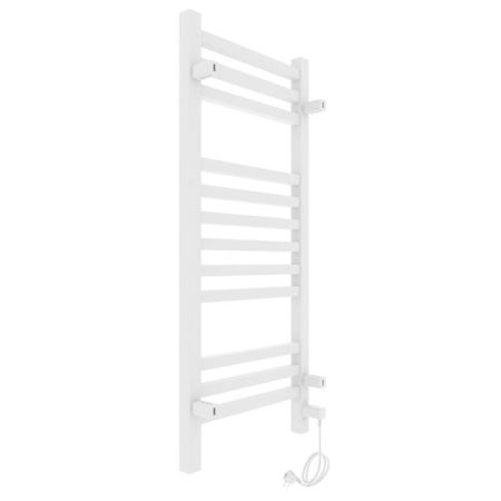 Полотенцесушитель электро "Астор ЧК12 350х900", белый муар, левый