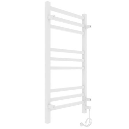 Полотенцесушитель электро "Астор ЧК9 350х700", белый муар, левый