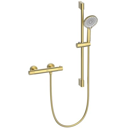 Смеситель Lemark Beluga для душа, термостатический (LMF-8044B-BRLG), артикул LMF-8044B-BRLG